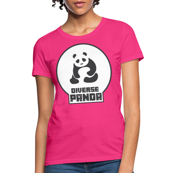 Diverse Panda (Alternative Version) Women's T-Shirt - fuchsia