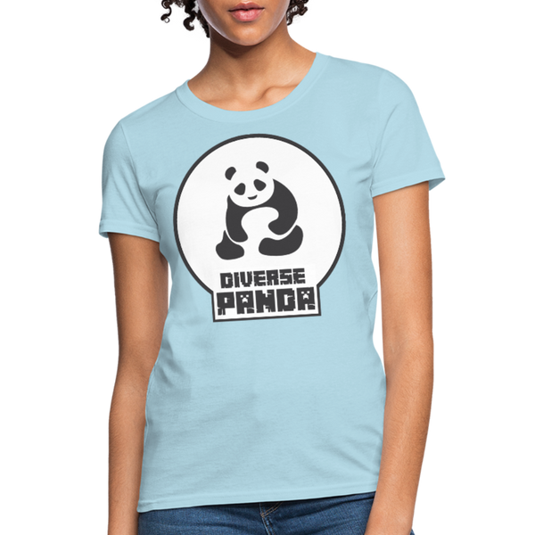 Diverse Panda (Alternative Version) Women's T-Shirt - powder blue