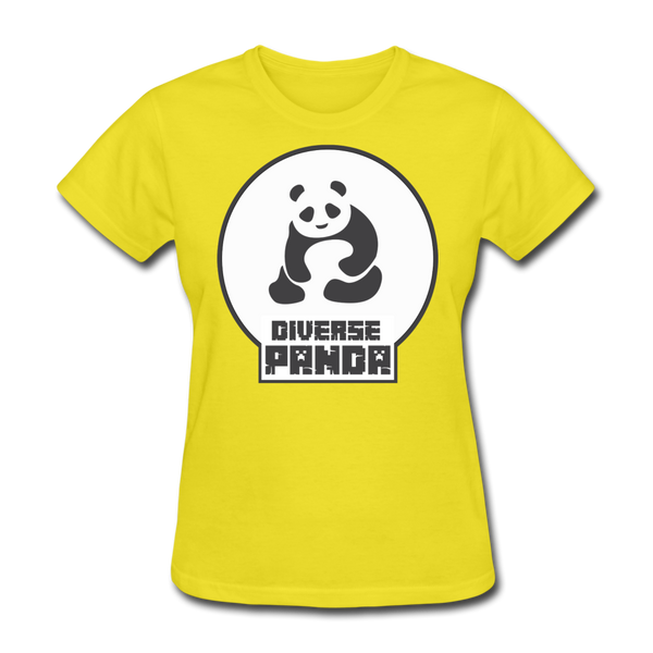 Diverse Panda (Alternative Version) Women's T-Shirt - yellow