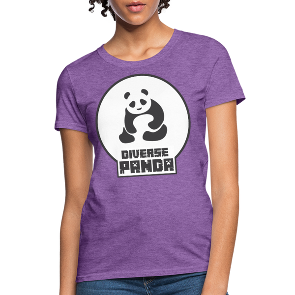 Diverse Panda (Alternative Version) Women's T-Shirt - purple heather