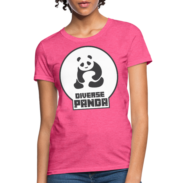 Diverse Panda (Alternative Version) Women's T-Shirt - heather pink