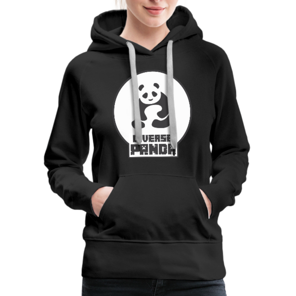 Diverse Panda (Alternative Version) Women’s Premium Hoodie - black