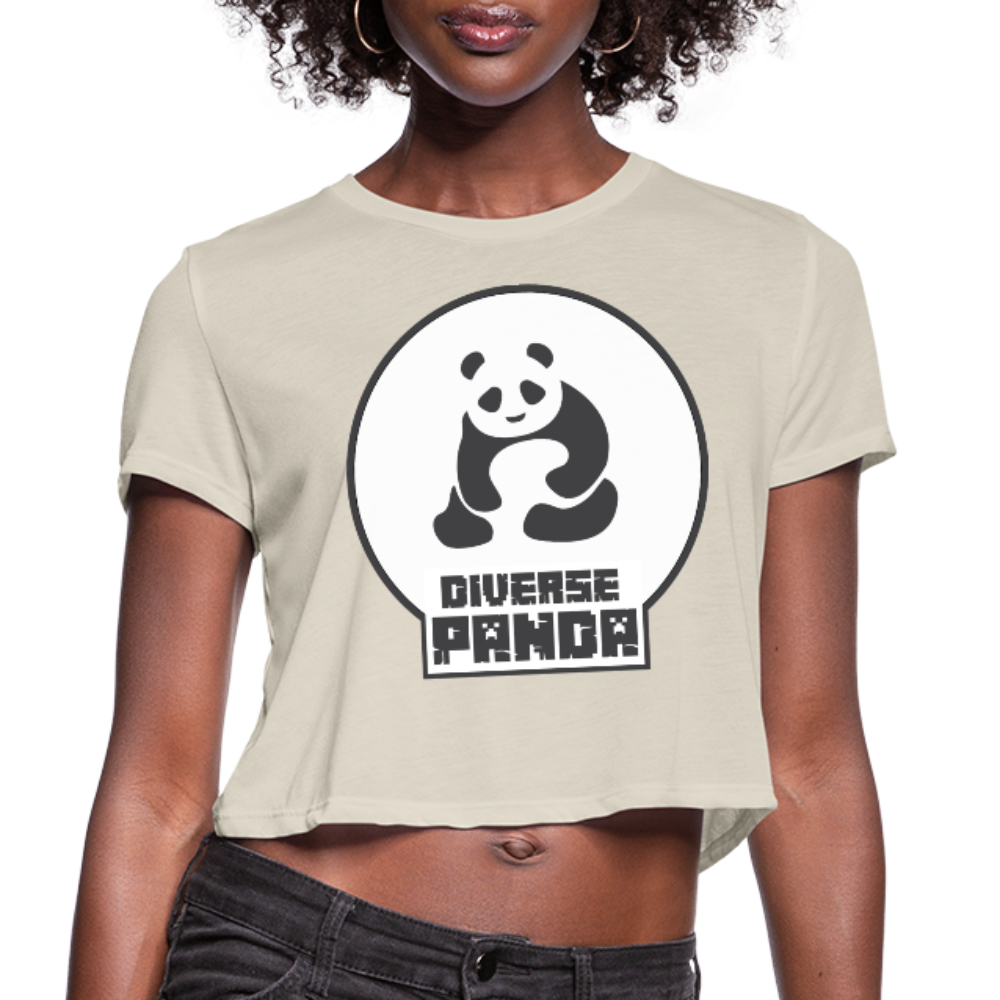 Diverse Panda (Alternative Version) Women's Cropped T-Shirt - dust