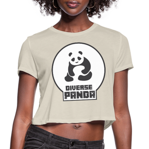 Diverse Panda (Alternative Version) Women's Cropped T-Shirt - dust