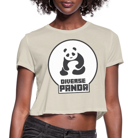 Diverse Panda (Alternative Version) Women's Cropped T-Shirt - dust