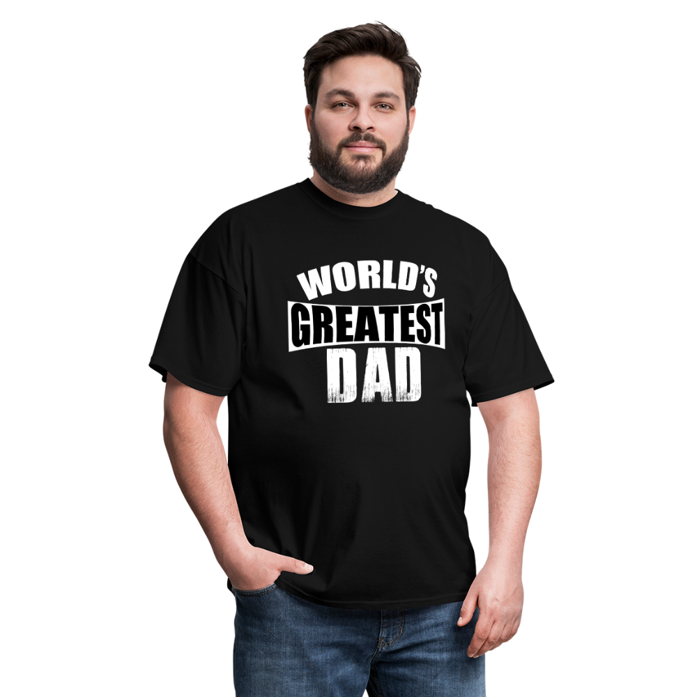 World's Greatest Dad Men's Classic T-Shirt - black