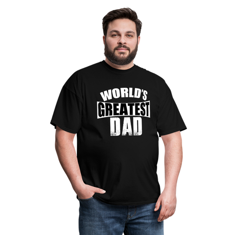 World's Greatest Dad Men's Classic T-Shirt - black