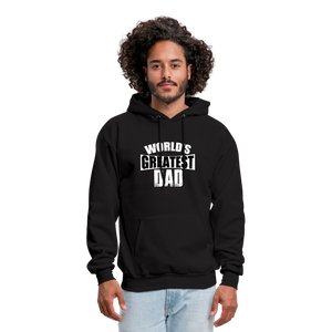 World's Greatest Dad Men's Hoodie - black