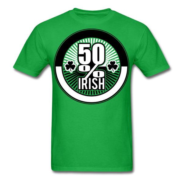 50% Irish Men's T-Shirt - bright green