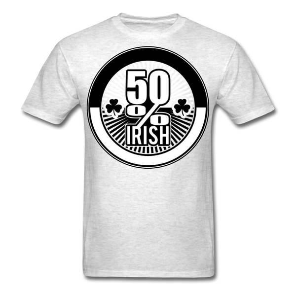 50% Irish Men's T-Shirt - light heather gray