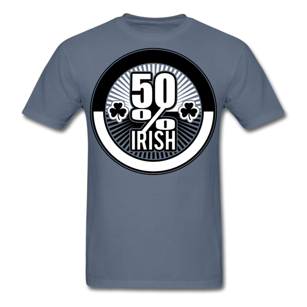 50% Irish Men's T-Shirt - denim