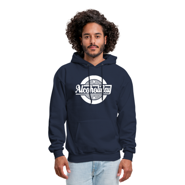 Alcoholiday Men's Hoodie - navy