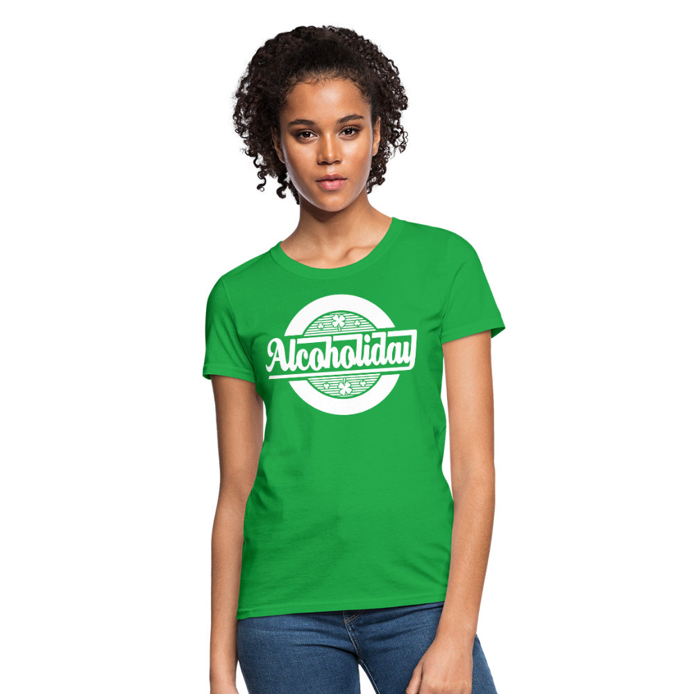 Alcoholiday Women's T-Shirt - bright green