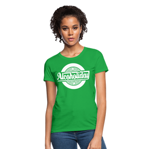 Alcoholiday Women's T-Shirt - bright green