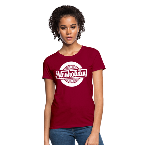 Alcoholiday Women's T-Shirt - dark red