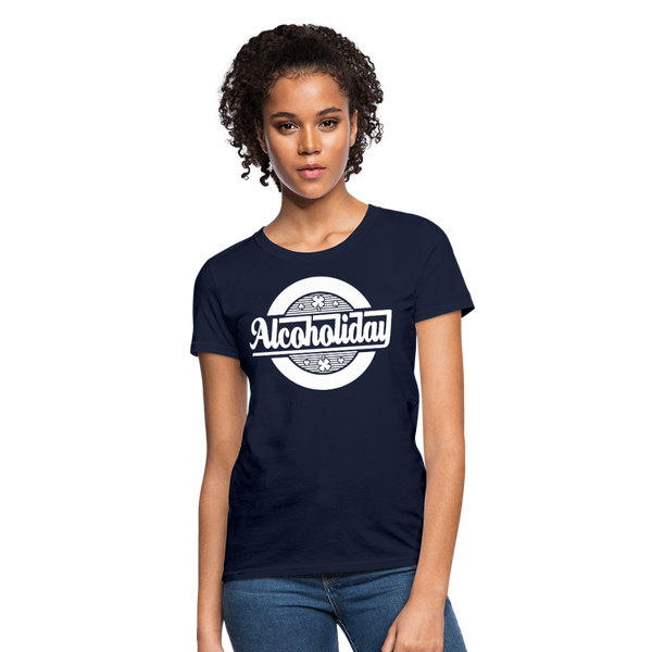 Alcoholiday Women's T-Shirt - navy