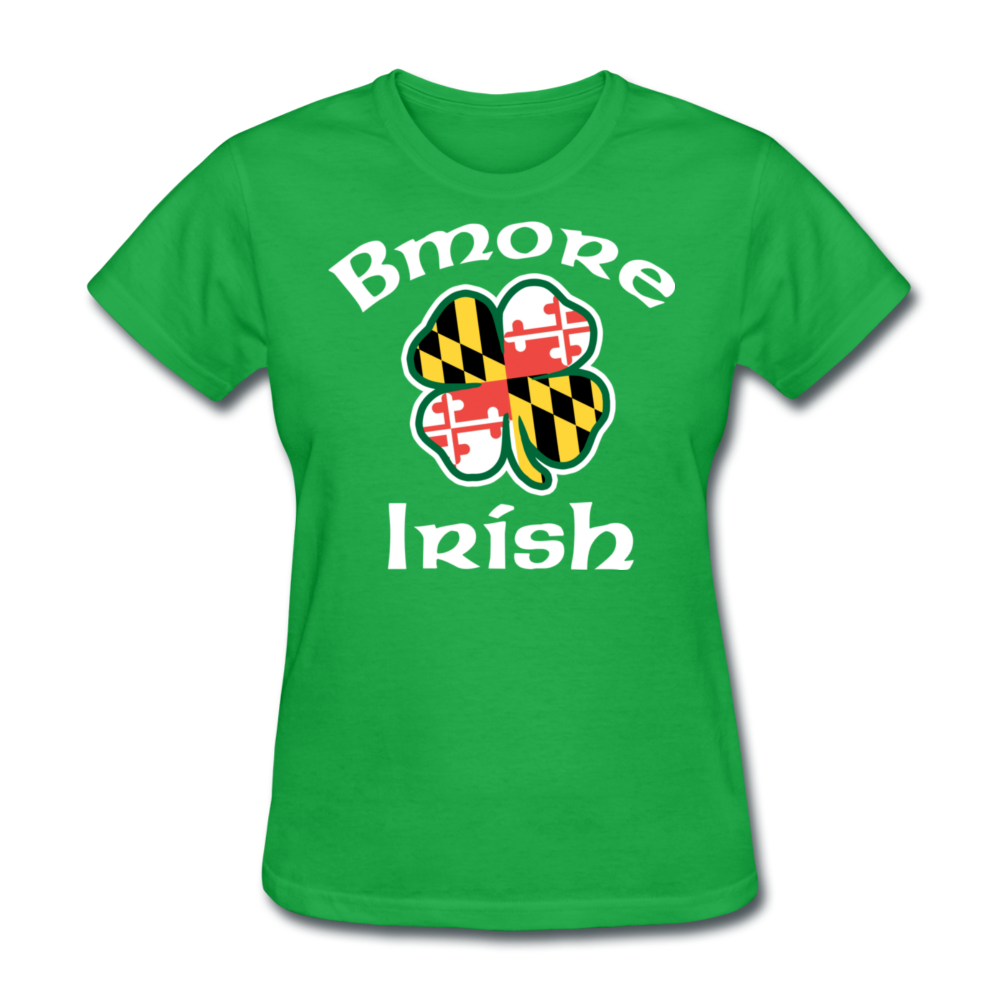 Bmore Irish Women's T-Shirt - bright green