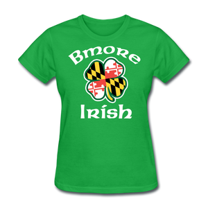 Bmore Irish Women's T-Shirt - bright green