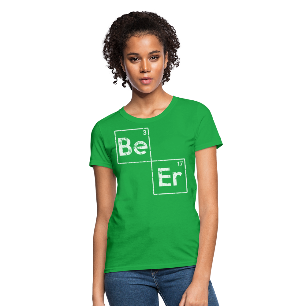 Beer Elements Women's T-Shirt - bright green