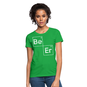 Beer Elements Women's T-Shirt - bright green