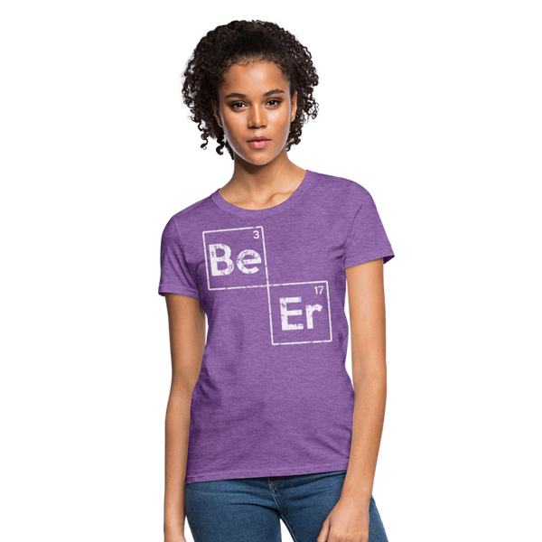 Beer Elements Women's T-Shirt - purple heather