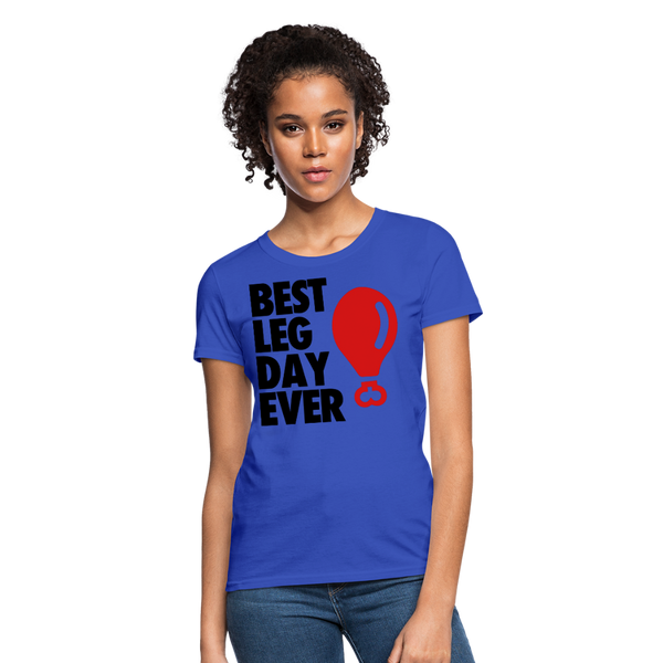 Best Leg Day Ever Women's T-Shirt - royal blue