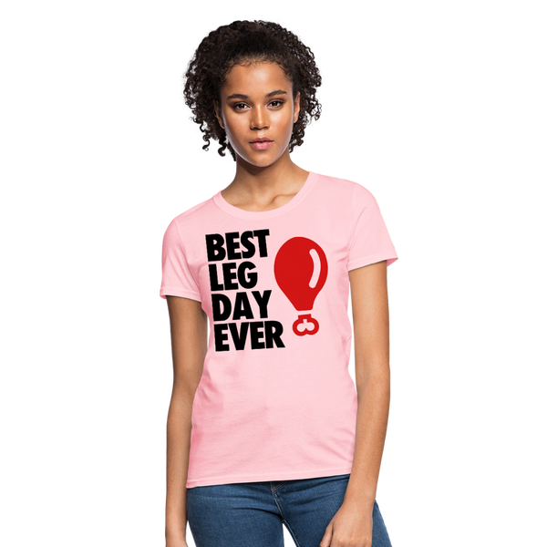 Best Leg Day Ever Women's T-Shirt - pink