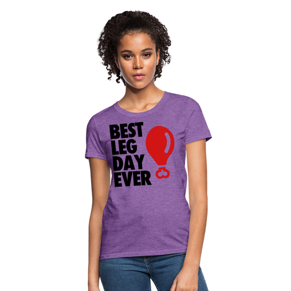 Best Leg Day Ever Women's T-Shirt - purple heather