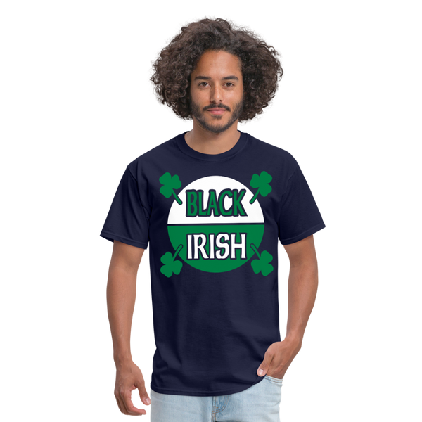 Black Irish Men's Classic T-Shirt - navy