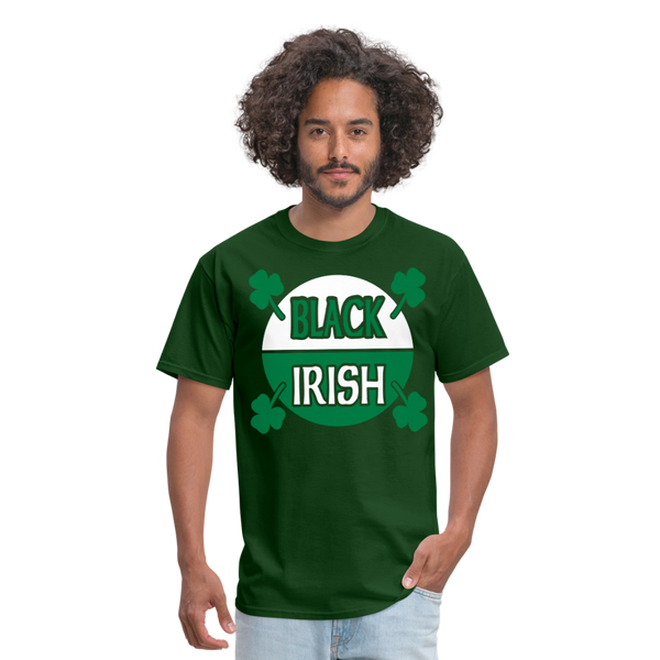 Black Irish Men's Classic T-Shirt - forest green