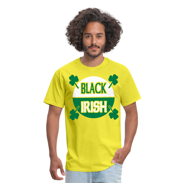 Black Irish Men's Classic T-Shirt - yellow