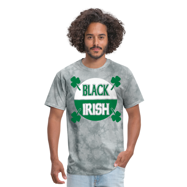 Black Irish Men's Classic T-Shirt - grey tie dye