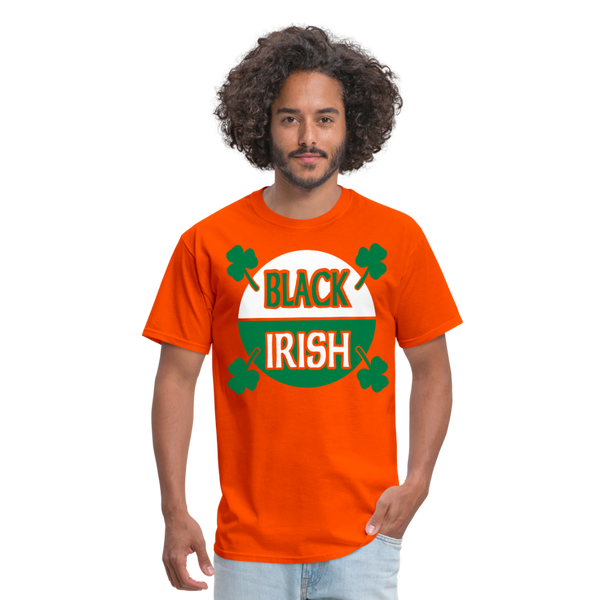 Black Irish Men's Classic T-Shirt - orange