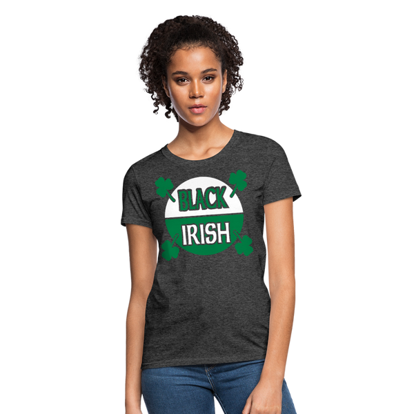 Black Irish Women's T-Shirt - heather black