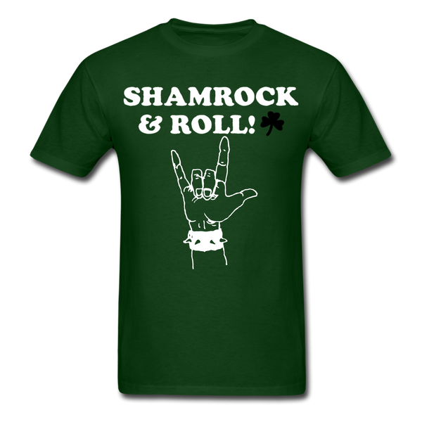 Shamrock & Roll! Men's Classic T-Shirt - forest green