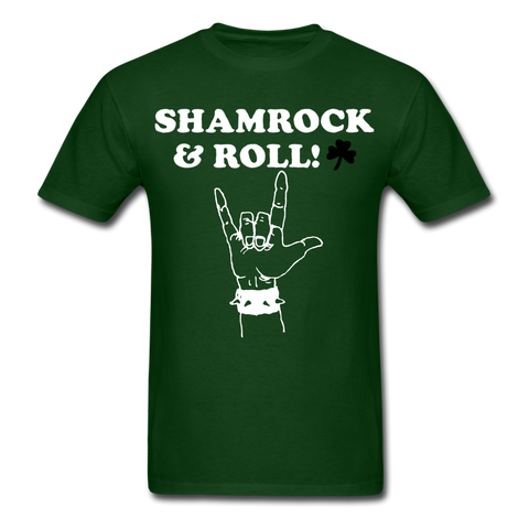 Shamrock & Roll! Men's Classic T-Shirt - forest green