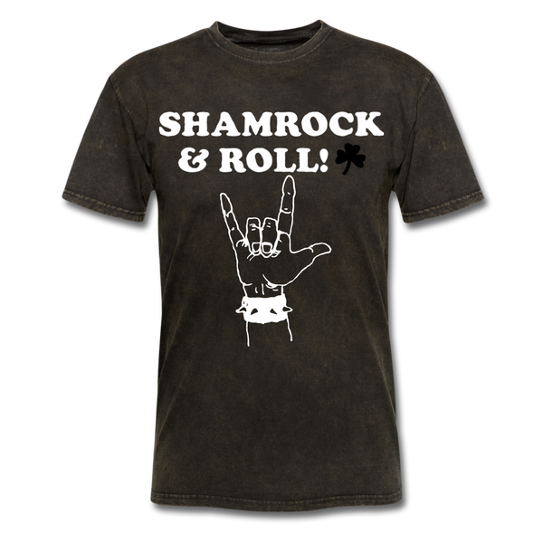 Shamrock & Roll! Men's Classic T-Shirt - mineral black