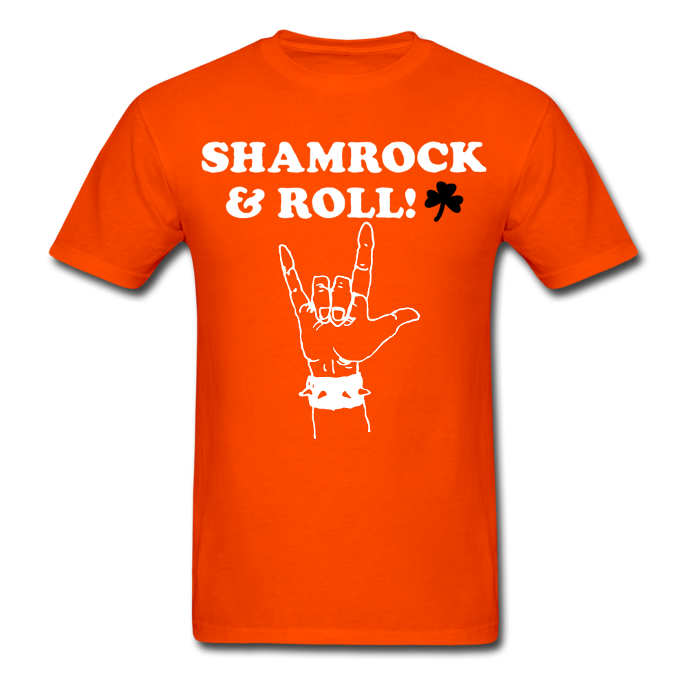Shamrock & Roll! Men's Classic T-Shirt - orange