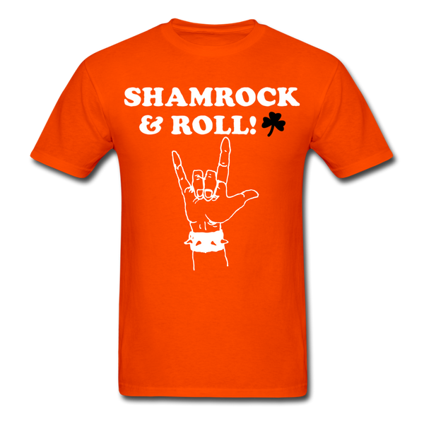 Shamrock & Roll! Men's Classic T-Shirt - orange