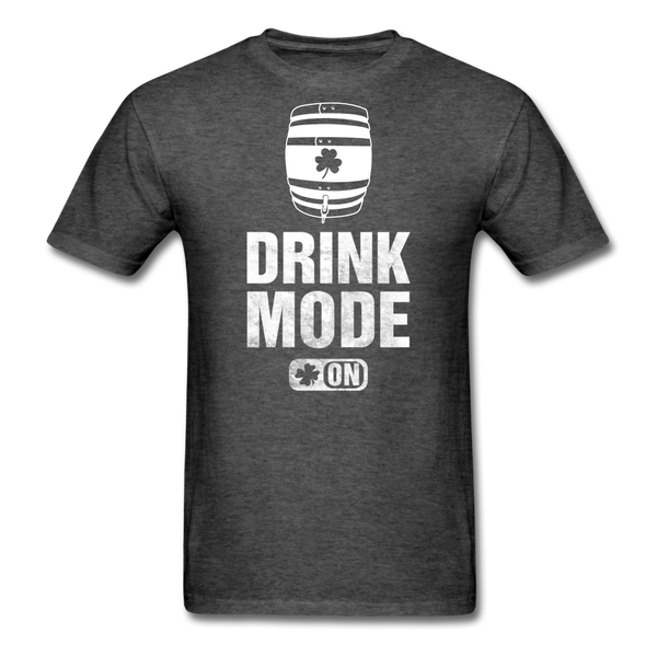 Drink Mode On Men's Classic T-Shirt - heather black