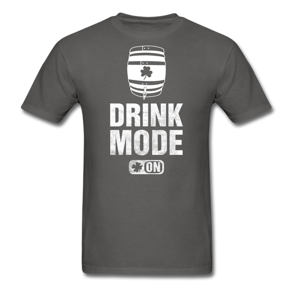 Drink Mode On Men's Classic T-Shirt - charcoal