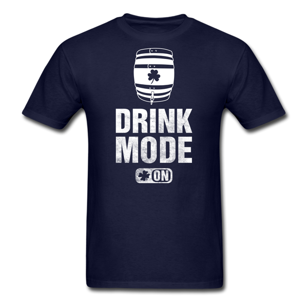 Drink Mode On Men's Classic T-Shirt - navy