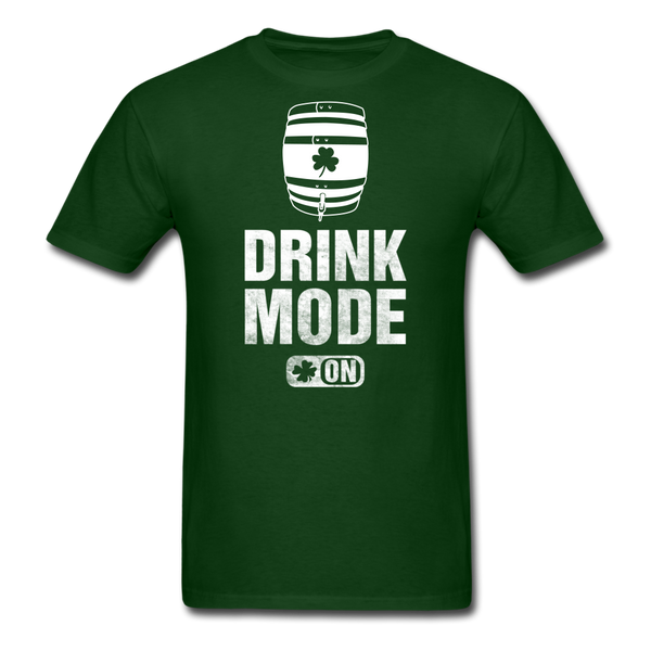 Drink Mode On Men's Classic T-Shirt - forest green