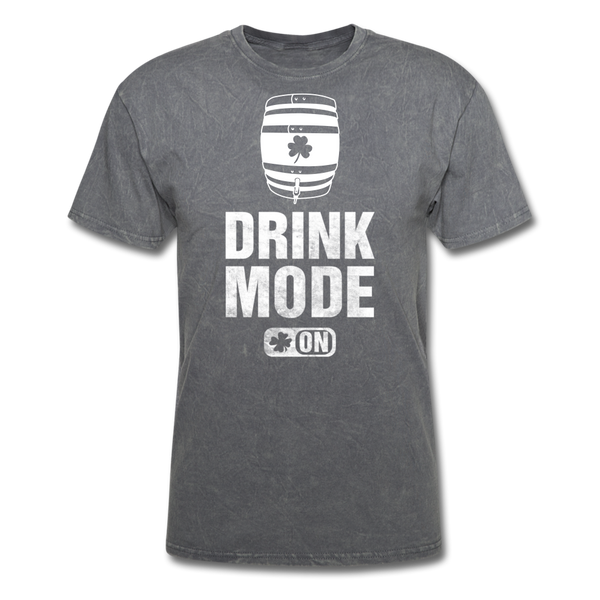 Drink Mode On Men's Classic T-Shirt - mineral charcoal gray