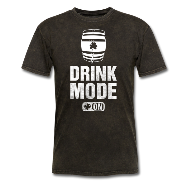 Drink Mode On Men's Classic T-Shirt - mineral black