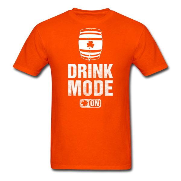 Drink Mode On Men's Classic T-Shirt - orange