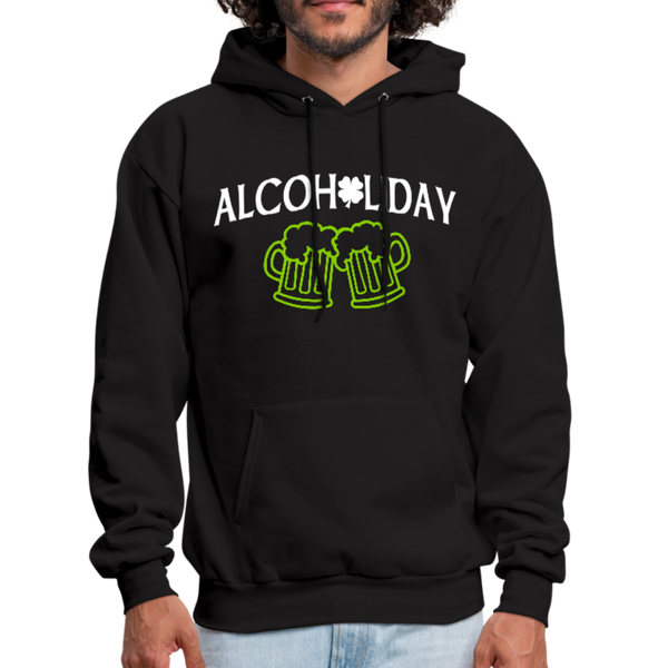 Alcoholiday Men's Hoodie - black