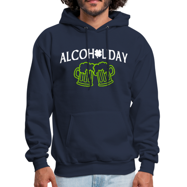 Alcoholiday Men's Hoodie - navy