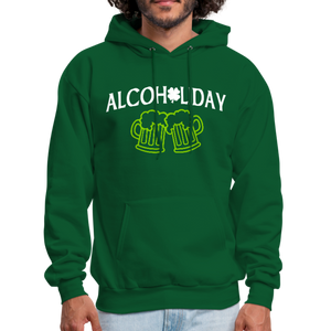 Alcoholiday Men's Hoodie - forest green