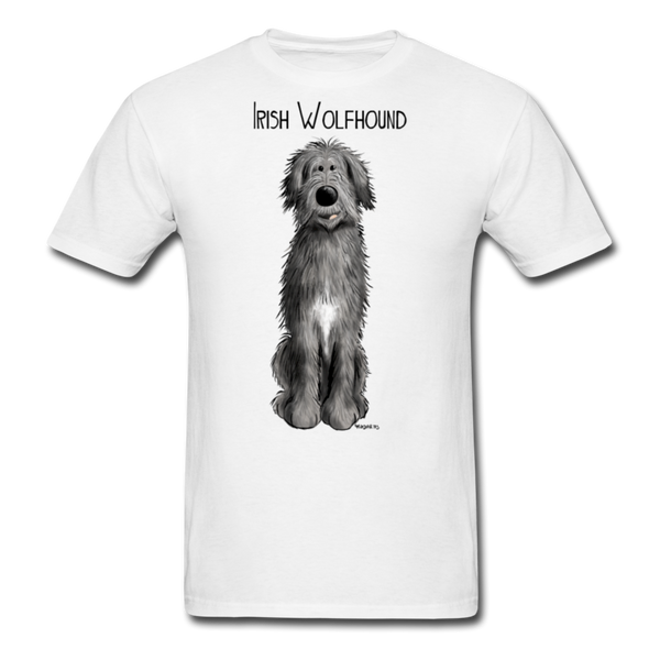 Irish Wolfhound Men's Classic T-Shirt - white